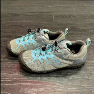 Keen, Antigua sand/Drizzle, Kids Hiking shoes Sz 4